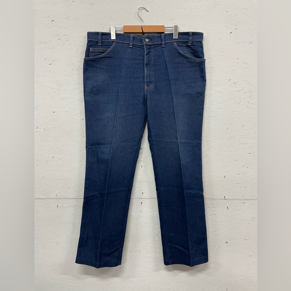 Vintage Thunder Creek Western Pressed Denim Jeans, Size 40X30